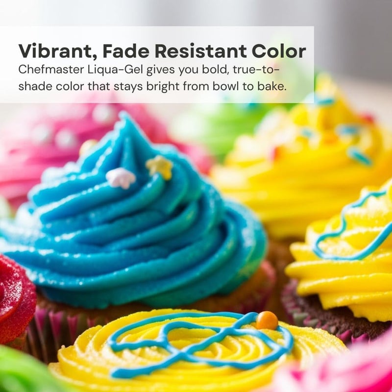 Chefmaster Liqua Gel Food Coloring - Black Diamond - Image 3
